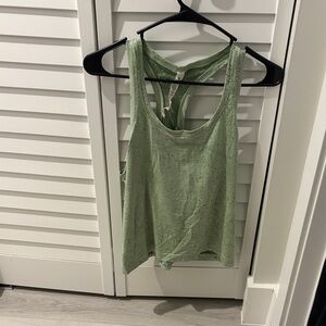 Lululemon Green Tank Top